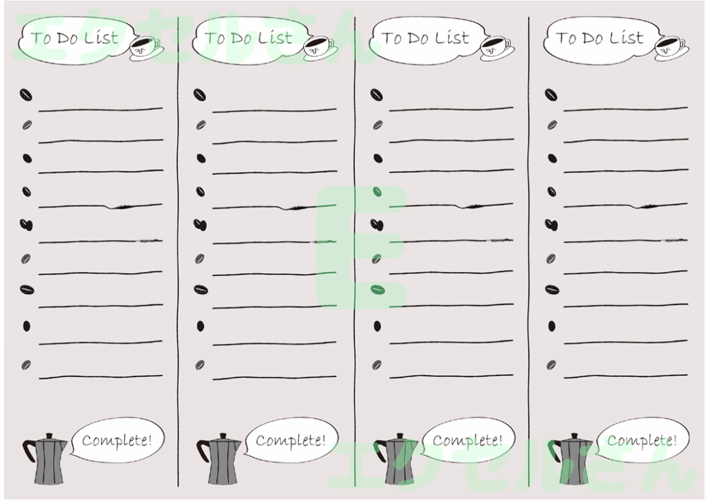 ToDoリスト：Excel無料