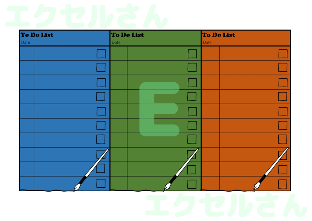 ToDoリスト：Excel無料